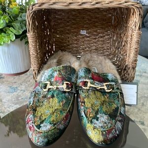 Steve Madden fur  mules